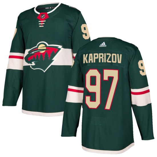Minnesota Wild Youth Kirill Kaprizov Adidas Authentic Green Home Jersey ...